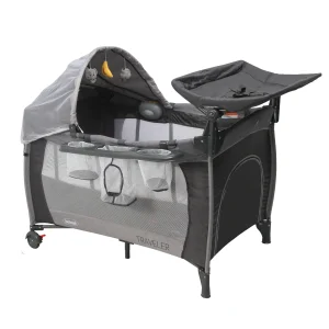 Cuna Traveler Gris Oscuro