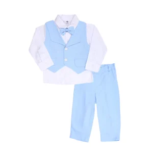 CONJUNTO BAUTIZO BEBE NIÑO 968 BABY TOONS
