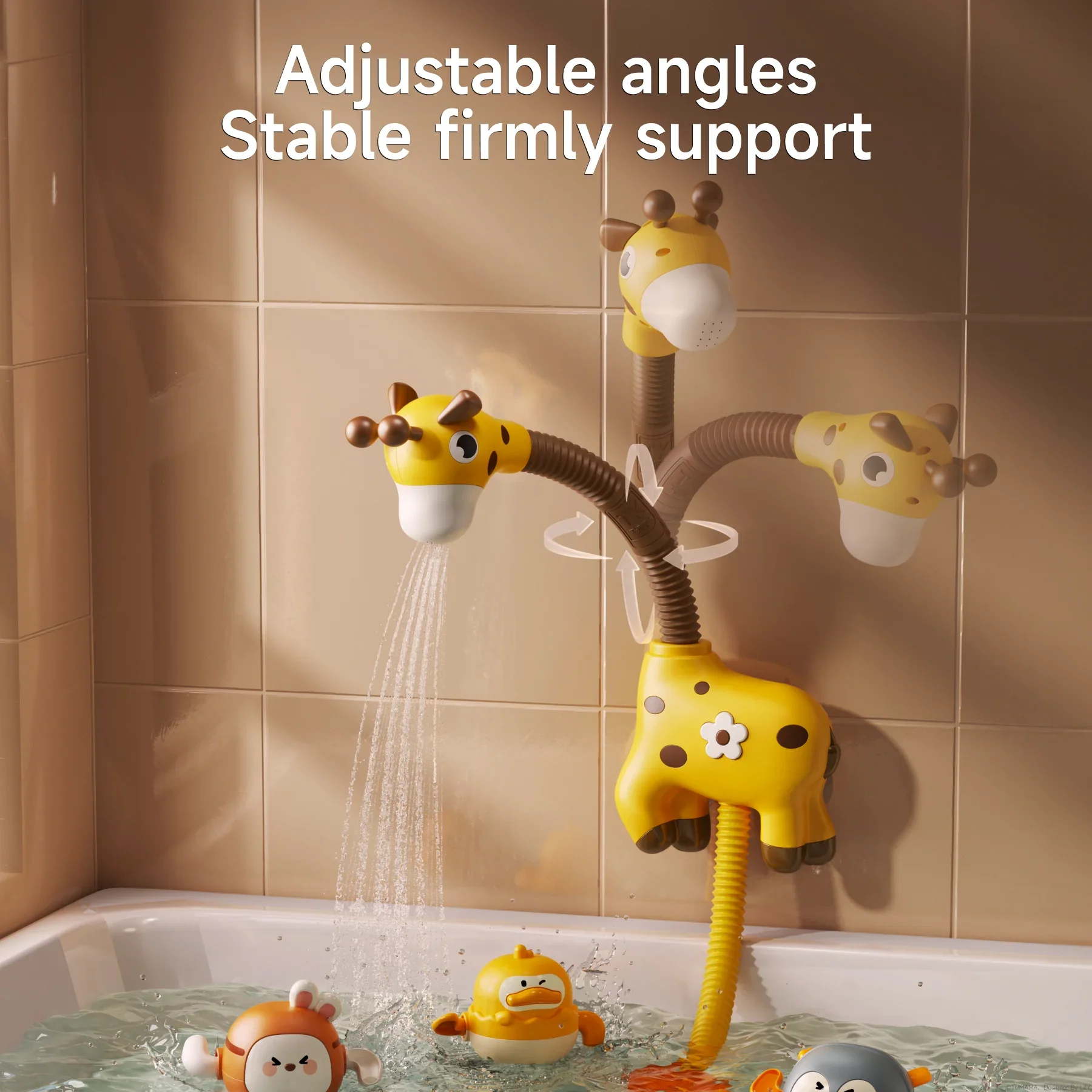 Juguetes de baño para bebés con cabezal de ducha - Juguetes para la bañera - Imagen 4