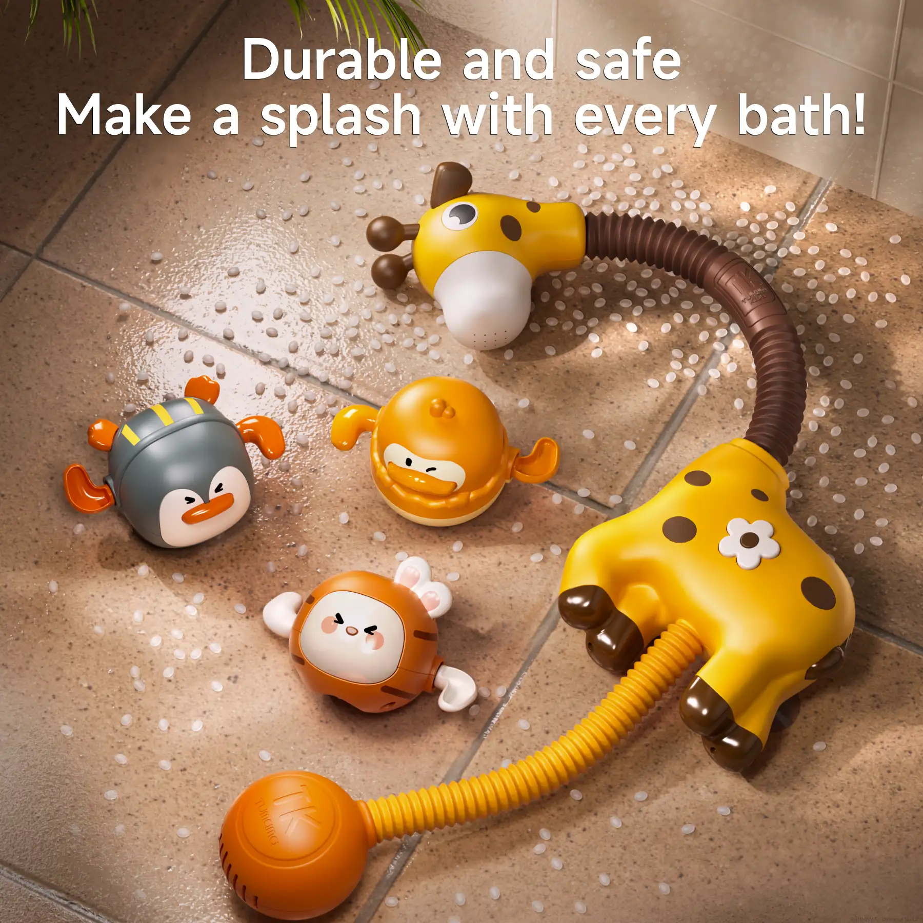 Juguetes de baño para bebés con cabezal de ducha - Juguetes para la bañera - Imagen 6