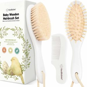 Set de cepillos de madera 3 piezas – VAINILLA