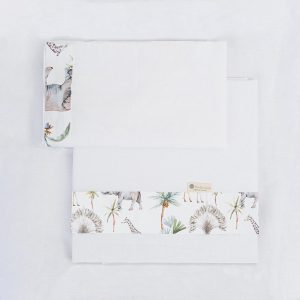 Juego sabanas algodon 100% 3 piezas África